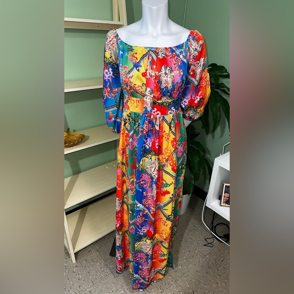 CBR Multicolor Patterned Dress